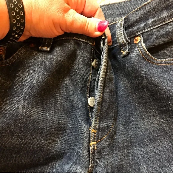 Diesel Industry blue cotton button fly jeans 31 x 28 - Picture 4 of 8